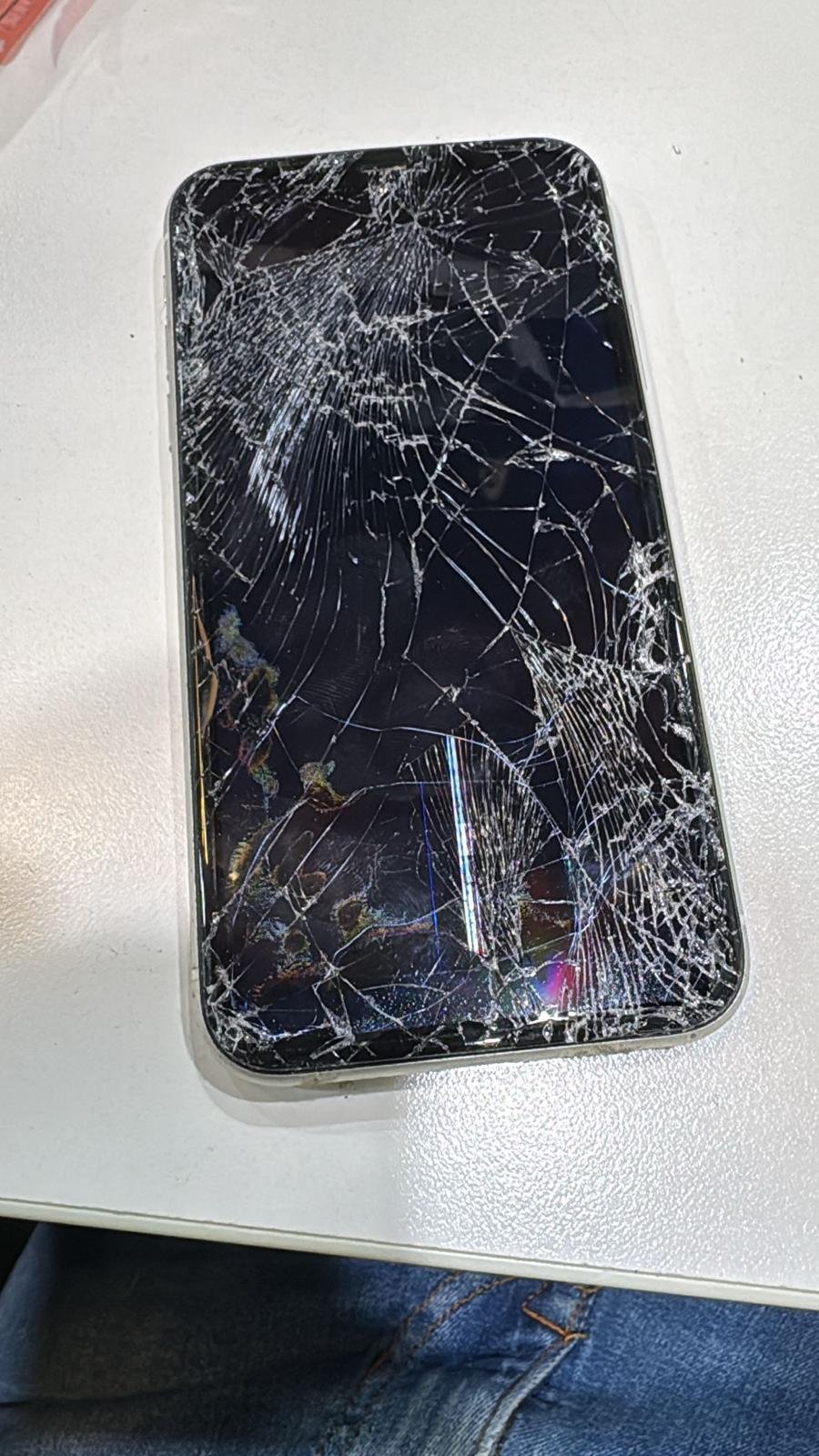 Phone before repair